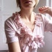 SALE soft sculpture tee / barely pink