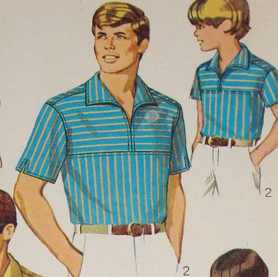 1968-vintage-mens-pullover-shirt-pattern-42-44-simplicity