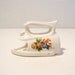 Miniature IronToothpick Holder Bone China