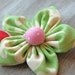 fabric flower clip
