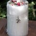White Witch . Herbal Alchemy Magick Candle 2x3 . With White Milk, Sugar, Vanilla and Honey . For Transcendental, Universal, Spiritual Magick