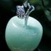 Witches Apple Pendant Charm . Aventurine . For Luck, Prosperity, Business Success, Money and Employment
