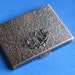 SALE Card holder Cigarette case Man Woman Business gift Metal Keyhole Escutcheon focal