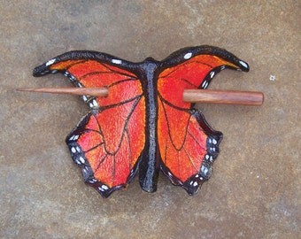 Monarch Butterfly Hair Cup