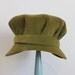 Vintage Hat / 1960s Mod Green Hat / Swinging London 60s Hat