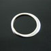 5 pcs --- Sterling Silver Flattened Ring - small