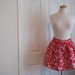 FREE SHIPPING A trip to Japan. Vintage style high waisted cherry blossom skirt.