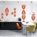 Rococo Wall Pattern - Vinyl Text Decals Stickers Art Graphics