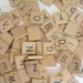 195 Wood Scrabble Letter Tiles Altered Art Mixed Media