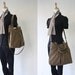 Spring SALE - The chotto tote / messenger in sahara brown