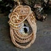Gothic Steampunk Gold Evil Baby Eye Pendant Silver Gold Black