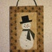 Snowman Wall Hanging (XWHU)