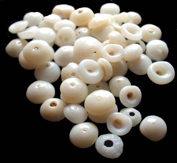 Authentic Rare Natural Formed Hawaiian Puka Shell Very Small