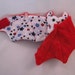 4th of July Bat Stuffed Animal\/Coffee Cozie\/Cup Sleeve