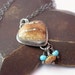 1 Day Only SALE - Royston Ribbon Turquoise Pendant Necklace Sterling Silver