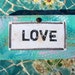 Inspirational Sign "LOVE" Original Painting