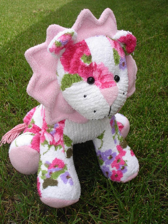 floral stuffed animal