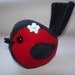 Stuffed Bird - Sewing PDF Pattern - RESERVED for Jill Fritz