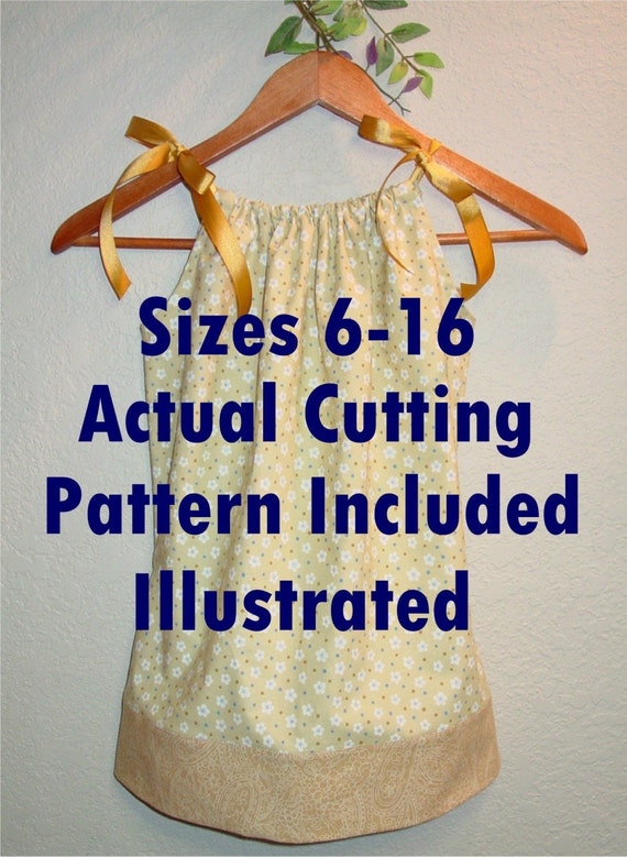 Adult Pillowcase Top PRINTED PATTERN Sizes SML