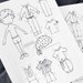 Print and Colour - Paper Doll for Boys (PDF)