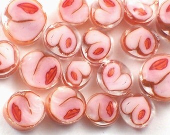 Kiss My Buns Handmade Lampwork Murrine 104 COE Murrini Slices 15