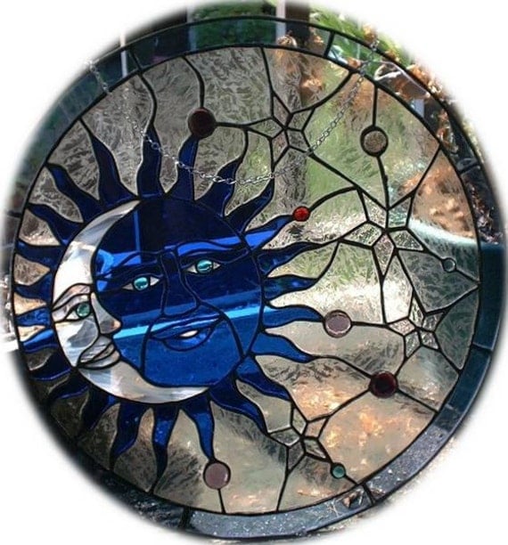 Stained Glass Celestial Window