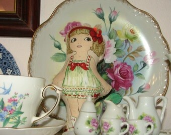 Amy Suzanne Vintage Inspired Cloth Paper Doll