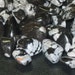 Tumbled stones: 10 tumbled small to medium natural snowflake obsidian, supplies