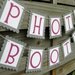 Photo Booth Banner - Grey and Fuschia