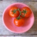 Pink Bolillo Bowl - large handmade bowl - Wobbly Plates Series