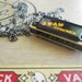 Harmonica Necklace Small Working on Long Gunmetal Chain Musical Instrument