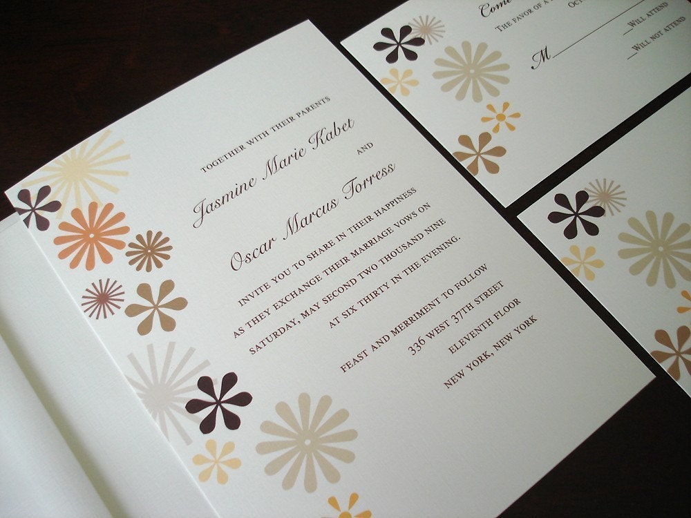 Daisy Wedding Invitations 8