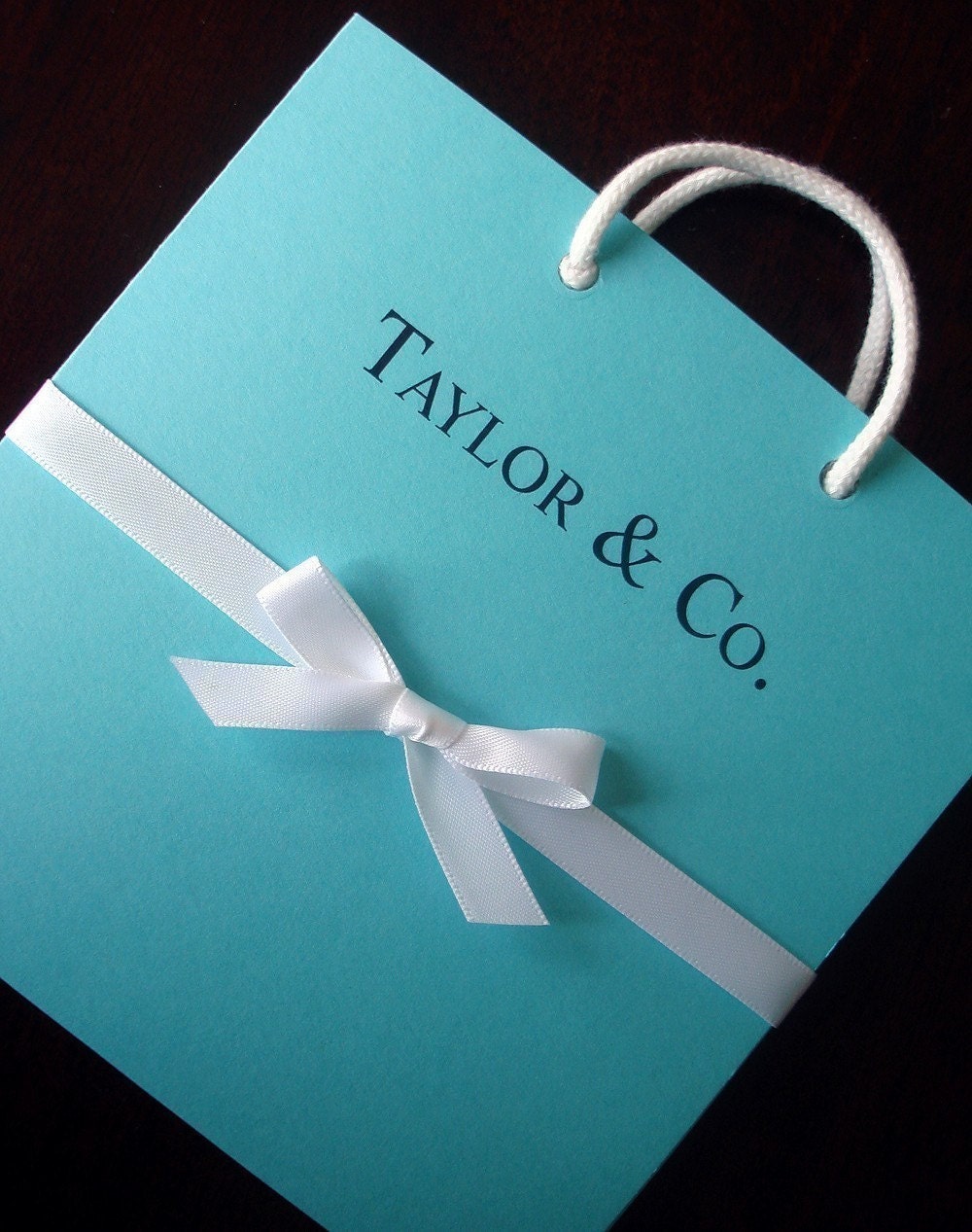 tiffany inspired gift bags