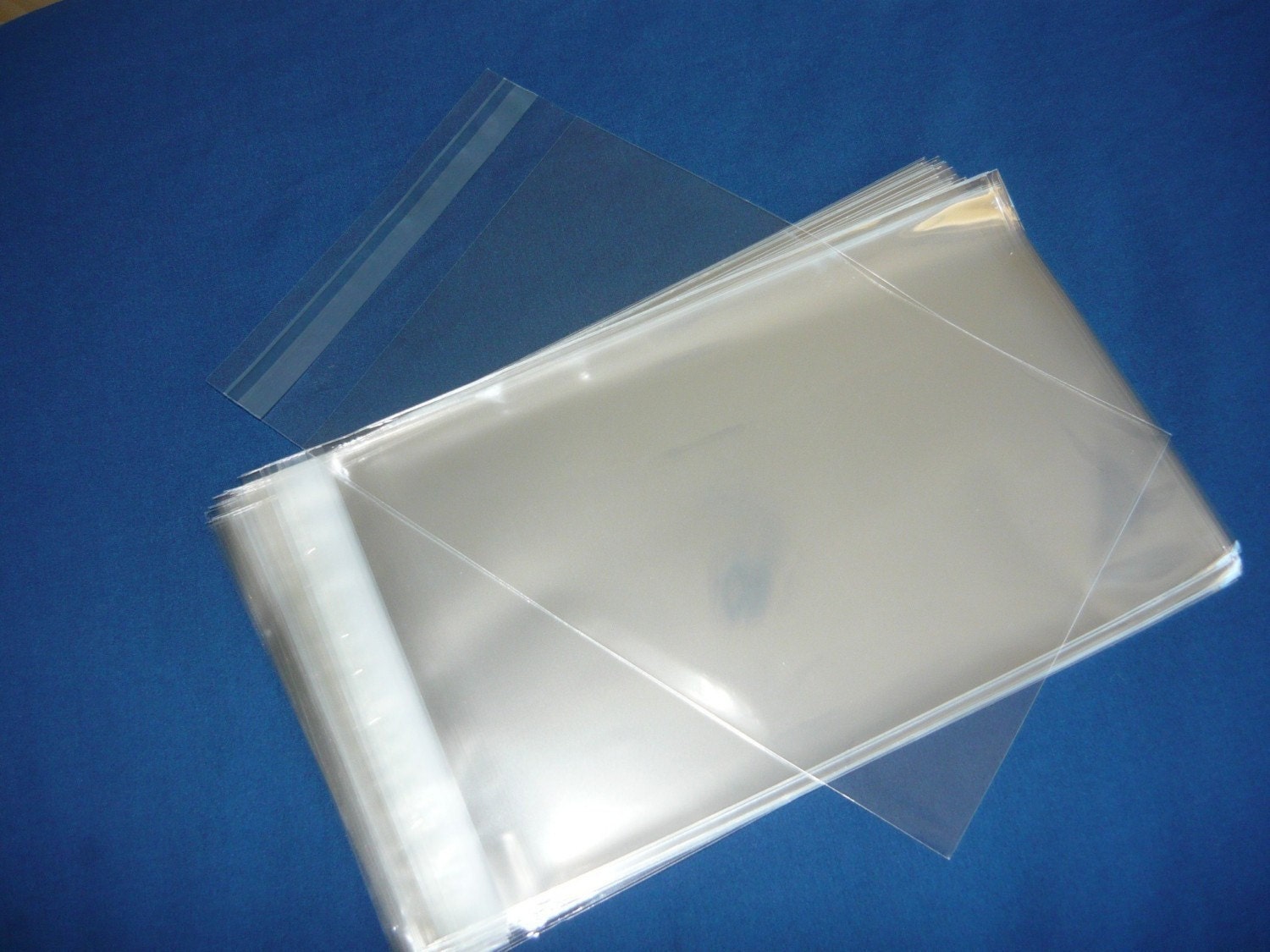100 6 x 9 in Clear Resealable Cello Plastic Envelopes/Bags