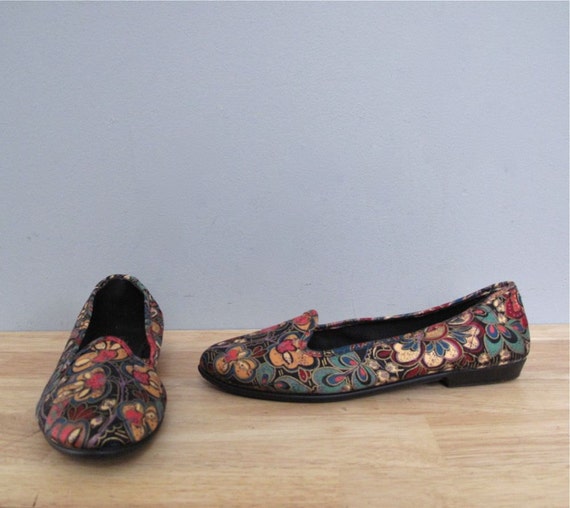 vintage FLORAL flats 8 by secretlake on Etsy