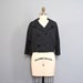 s a l e 1960s DARK GREY cropped jacket M L