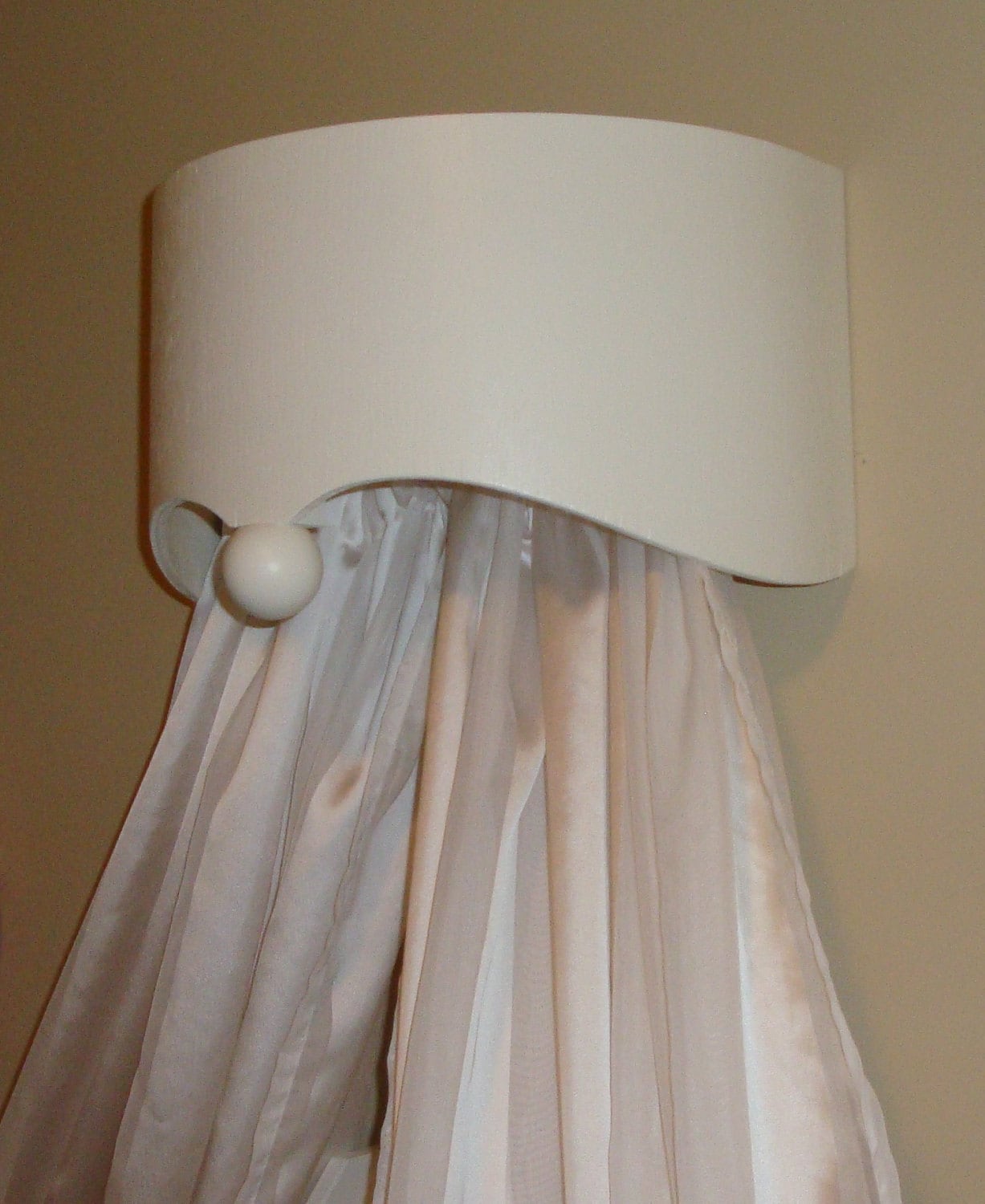 HalfRound Bed Crown / Valance / Canopy for Nursery