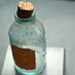 antique aqua glass infants and invalids food bottle
