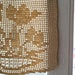 vintage crochet tulip flower panel