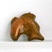 vintage copper fish mold
