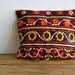 Vintage Folk Art Embroidered Pillow Cover from 5gardenias