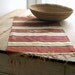 Vintage Handwoven Southwestern Rug, Saltillo Rug, Chimayo Rug, Tribal Runner, Rustic Wall Hanging