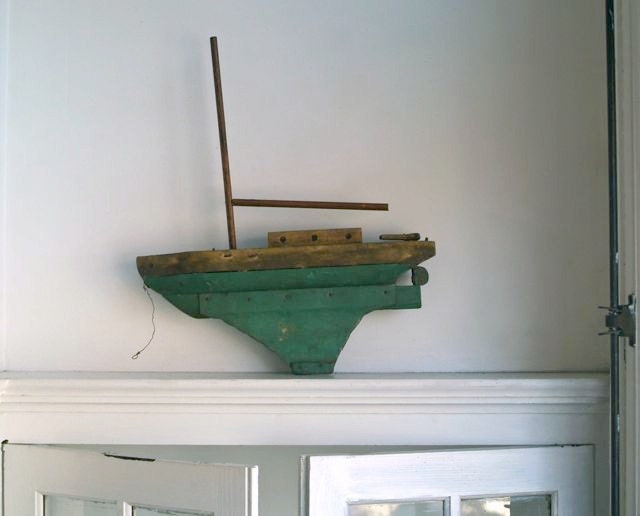 Antique Wooden Sailboat Model by 5gardenias on Etsy