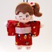 Japanese Doll Kimono Plush: Akiho-Chan