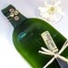 Flattened Wine Bottle Serving Tray - Dark Green and Eco Friendly
