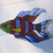 Funky Fish Stained Glass Sun Catcher
