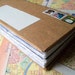 Upcycled envelope mail journal 4.5 x 9.5 inches