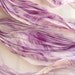 Long Bohemian Silk scarf with Arashi Shibori