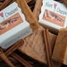 ORANGE CLOVE Essential Oils 5 OZ LARGE Handmade Soap Bar CLOVE INFUSED OLIVE OIL