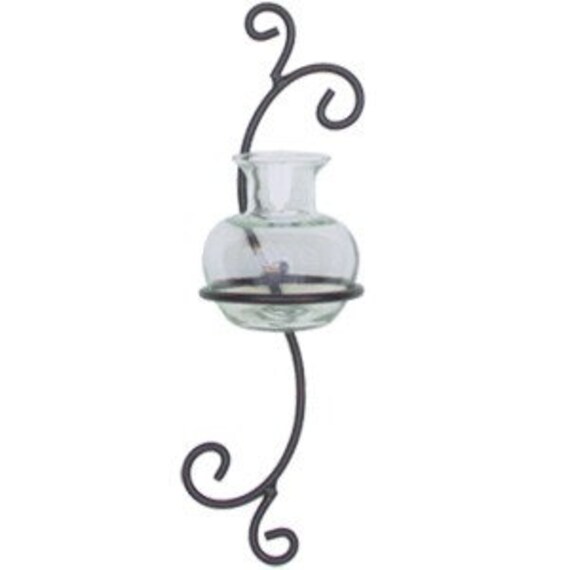 Wall Sconce Glass Vase Display Set for Reed Diffuser Refill